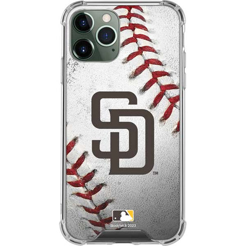 MLB San Diego Padres Game Ball iPhone 12 Pro Clear Case