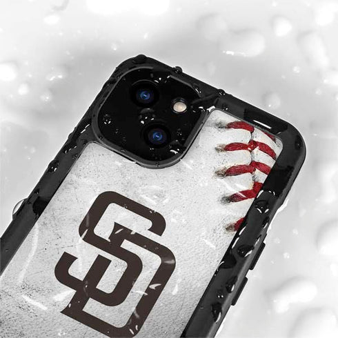 MLB San Diego Padres Game Ball iPhone 13 Mini Waterproof Case