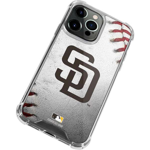 MLB San Diego Padres Game Ball iPhone 13 Pro Clear Case