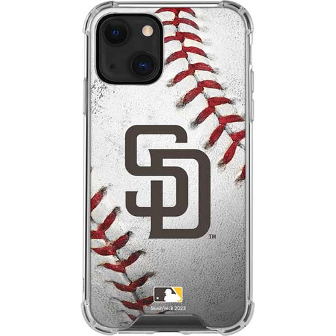 MLB San Diego Padres Game Ball iPhone 14 Clear Case