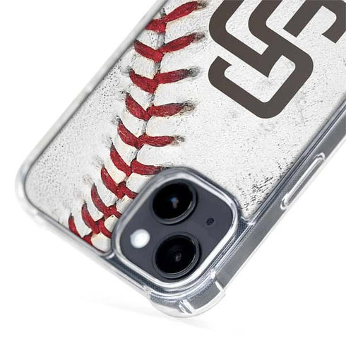 MLB San Diego Padres Game Ball iPhone 15 Plus MagSafe Case