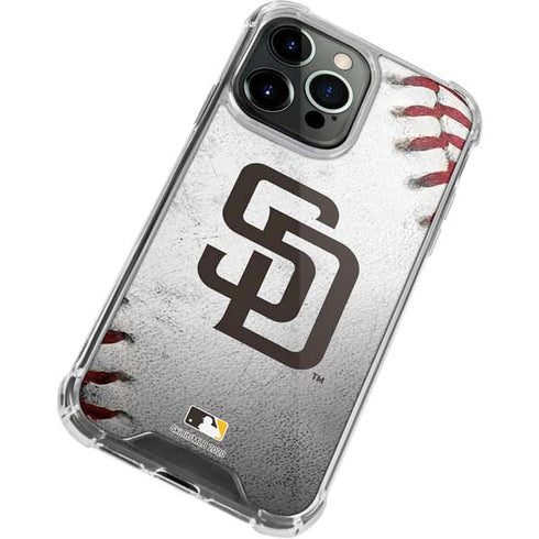 MLB San Diego Padres Game Ball iPhone 15 Pro Clear Case