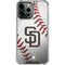 MLB San Diego Padres Game Ball iPhone 14 Pro Max Clear Case