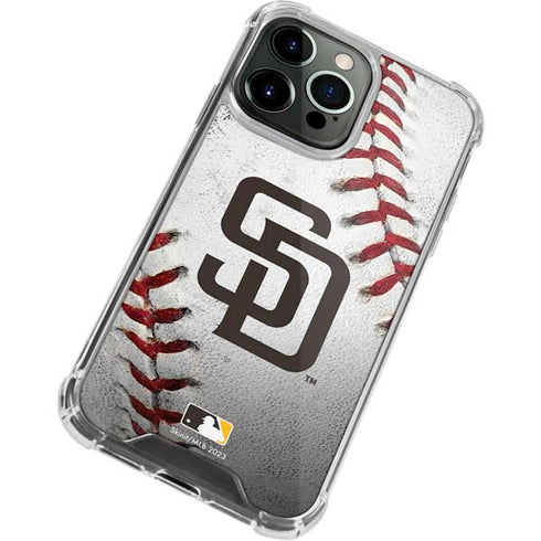 MLB San Diego Padres Game Ball iPhone 14 Pro Max Clear Case