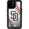 MLB San Diego Padres Game Ball iPhone 14 Pro Max Waterproof Case