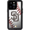 MLB San Diego Padres Game Ball iPhone 14 Pro Waterproof Case