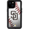 MLB San Diego Padres Game Ball iPhone 15 Waterproof Case