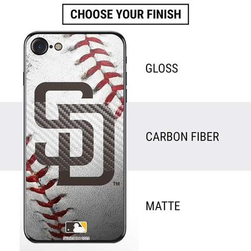 MLB San Diego Padres Game Ball iPhone SE (2nd & 3rd Gen) Skin