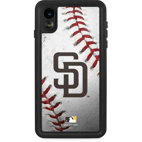 MLB San Diego Padres Game Ball iPhone XR Waterproof Case