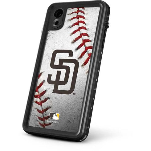 MLB San Diego Padres Game Ball iPhone XR Waterproof Case