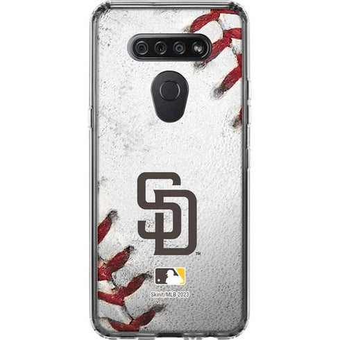 MLB San Diego Padres Game Ball LG K51/Q51 Clear Case