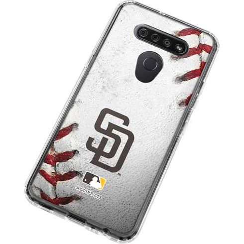 MLB San Diego Padres Game Ball LG K51/Q51 Clear Case