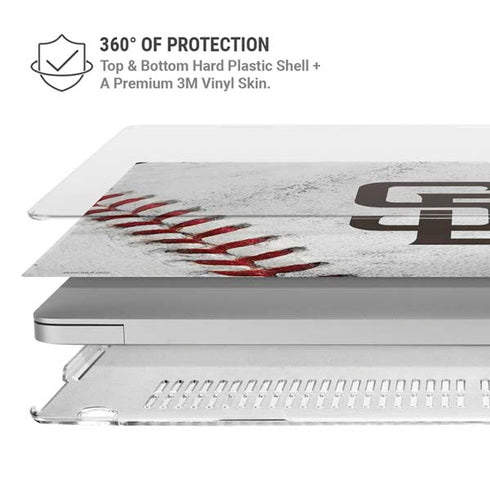 MLB San Diego Padres Game Ball MacBook Air 13in M1 (2021) Case plus Skin
