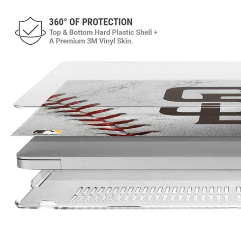 MLB San Diego Padres Game Ball MacBook Air 15in (2023-2025) Case plus Skin