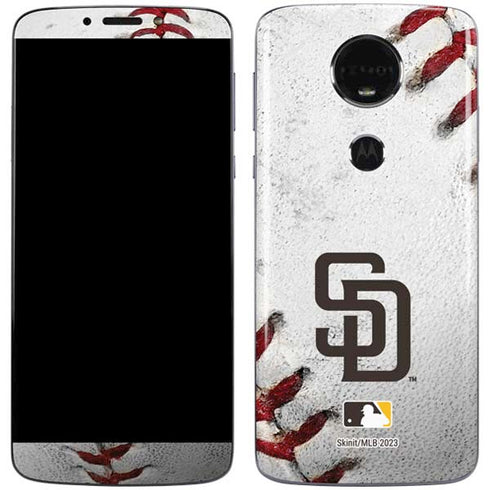 MLB San Diego Padres Game Ball Moto E5 Plus Skin