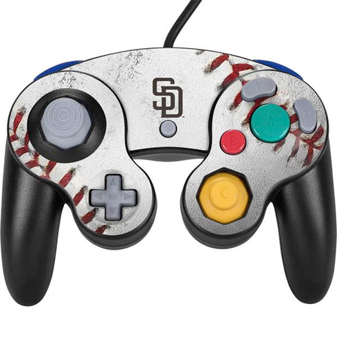 MLB San Diego Padres Game Ball Nintendo GameCube Controller Skin