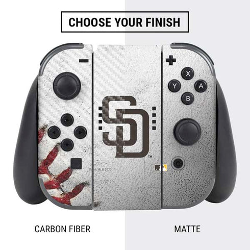 MLB San Diego Padres Game Ball Nintendo Switch Bundle Skin
