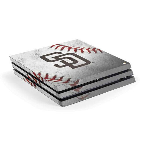 MLB San Diego Padres Game Ball PS4 Pro Console Skin