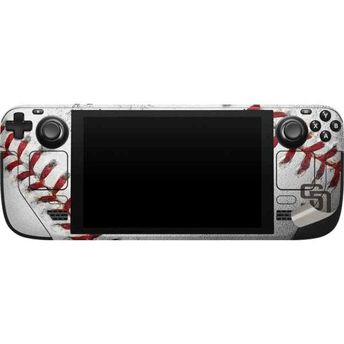 MLB San Diego Padres Game Ball Steam Deck Handheld Gaming Computer Skin