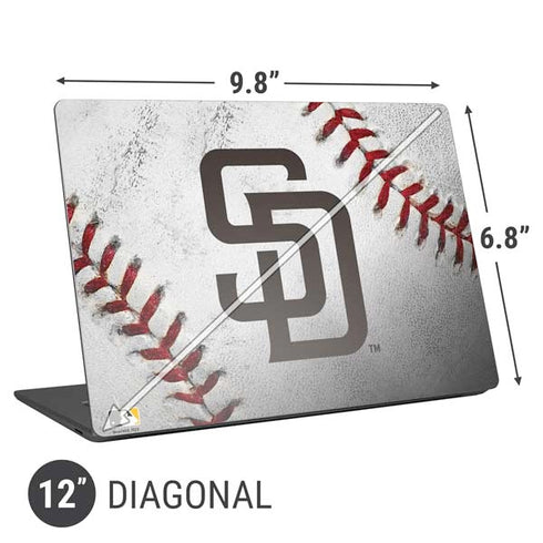 MLB San Diego Padres Game Ball Universal Laptop 12in (9.8 x 6.8in) Skin