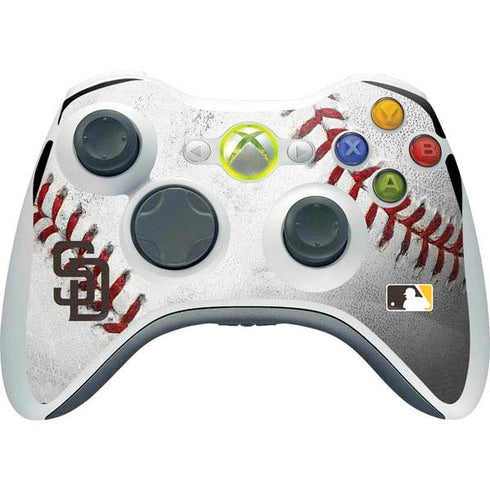 MLB San Diego Padres Game Ball Xbox 360 Wireless Controller Skin