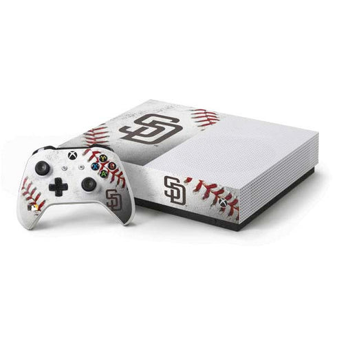 MLB San Diego Padres Game Ball Xbox One S All-Digital Edition Bundle Skin
