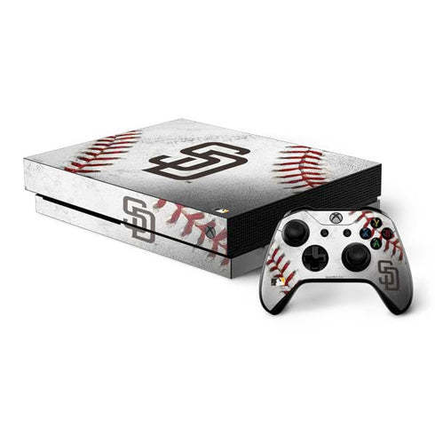 MLB San Diego Padres Game Ball Xbox One X Bundle Skin
