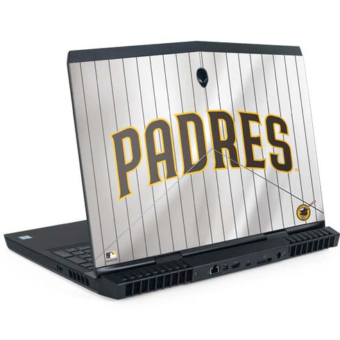MLB San Diego Padres Home Jersey Dell Alienware Skin