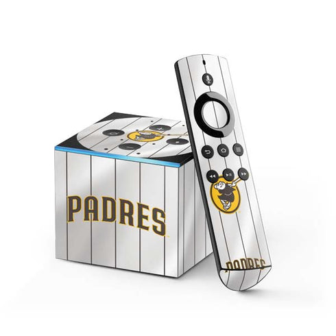 MLB San Diego Padres Home Jersey Fire TV Cube Skin