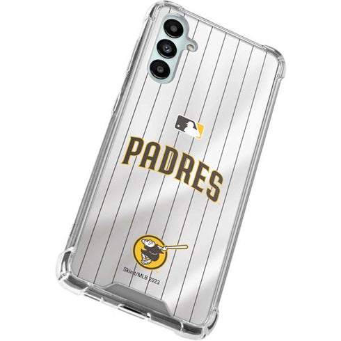 MLB San Diego Padres Home Jersey Galaxy A14 5G Clear Case