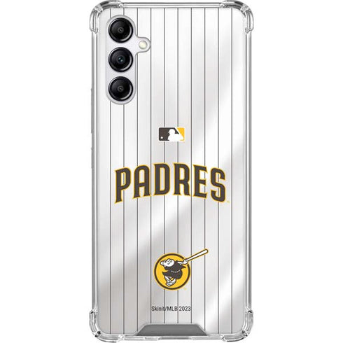 MLB San Diego Padres Home Jersey Galaxy A15 5G Clear Case