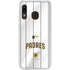 MLB San Diego Padres Home Jersey Galaxy A20 Clear Case