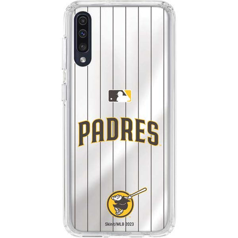 MLB San Diego Padres Home Jersey Galaxy A50 Clear Case