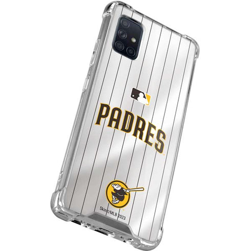 MLB San Diego Padres Home Jersey Galaxy A51 5G Clear Case