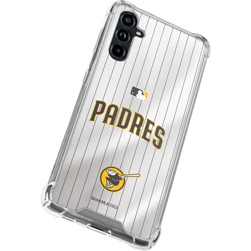 MLB San Diego Padres Home Jersey Galaxy A54 5G Clear Case