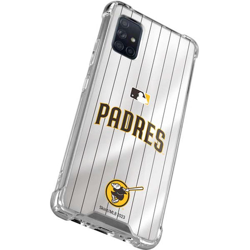 MLB San Diego Padres Home Jersey Galaxy A71 5G Clear Case