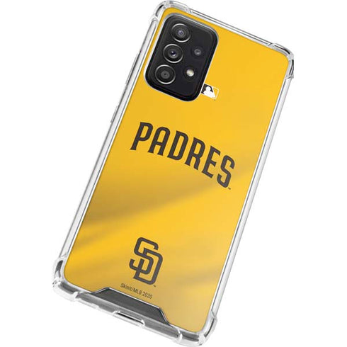 MLB San Diego Padres Home Jersey Galaxy A72 5G Clear Case