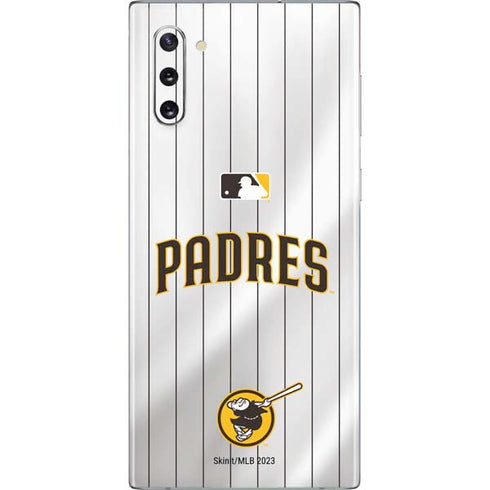 MLB San Diego Padres Home Jersey Galaxy Note 10 Skin