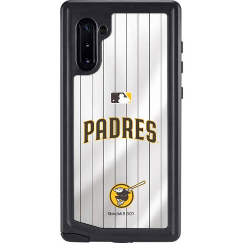 MLB San Diego Padres Home Jersey Galaxy Note 10 Waterproof Case