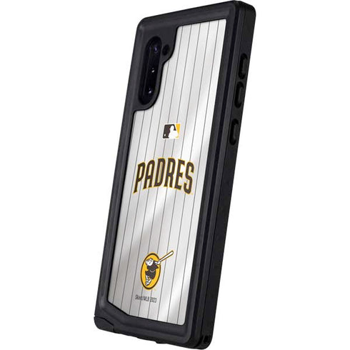 MLB San Diego Padres Home Jersey Galaxy Note 10 Waterproof Case
