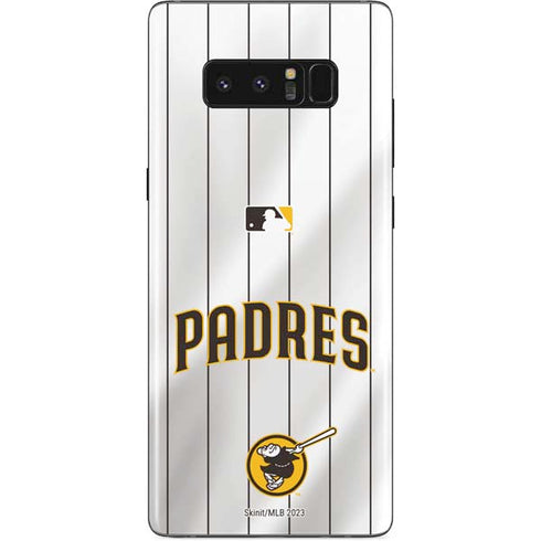 MLB San Diego Padres Home Jersey Galaxy Note 8 Skin