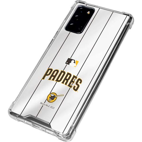 MLB San Diego Padres Home Jersey Galaxy Note20 5G Clear Case