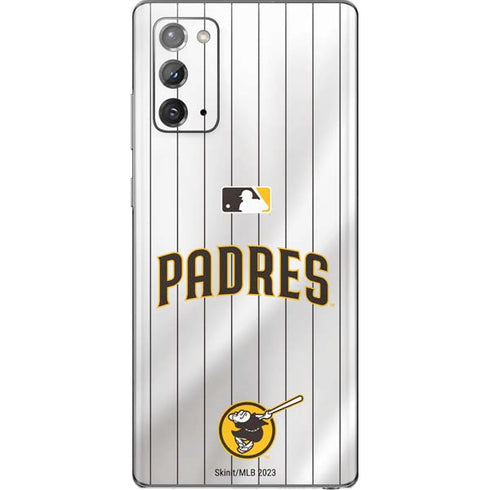 MLB San Diego Padres Home Jersey Galaxy Note20 5G Skin