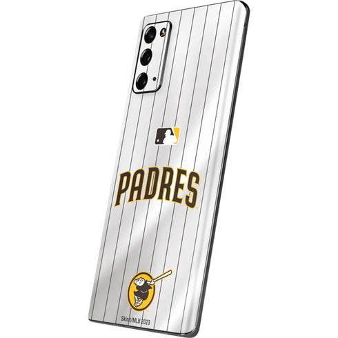 MLB San Diego Padres Home Jersey Galaxy Note20 5G Skin
