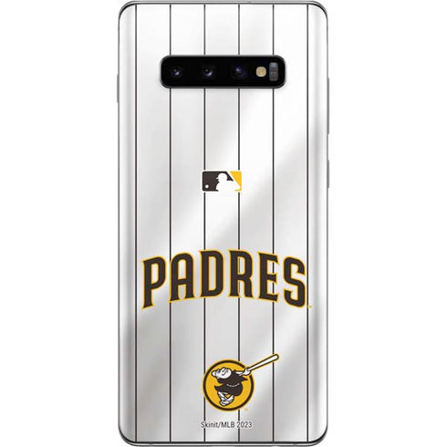 MLB San Diego Padres Home Jersey Galaxy S10 Plus Skin
