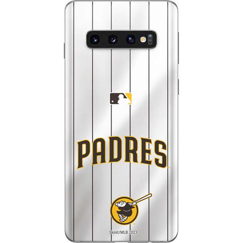 MLB San Diego Padres Home Jersey Galaxy S10 Skin
