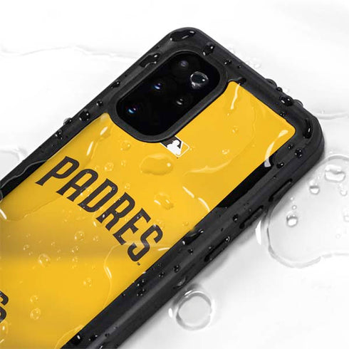 MLB San Diego Padres Home Jersey Galaxy S20 Plus Waterproof Case