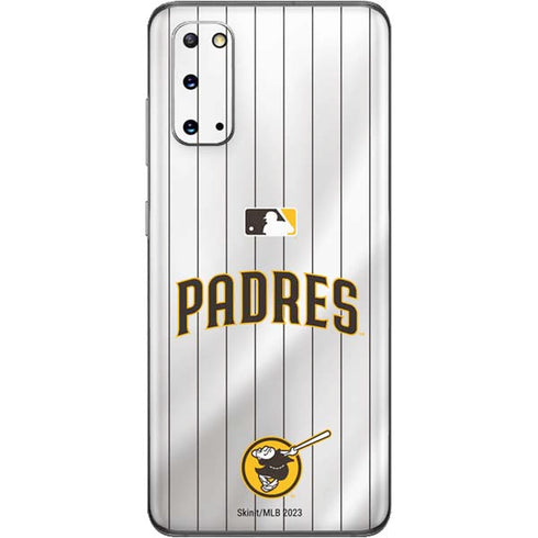 MLB San Diego Padres Home Jersey Galaxy S20 Skin