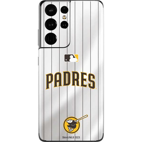 MLB San Diego Padres Home Jersey Galaxy S21 Ultra 5G Skin