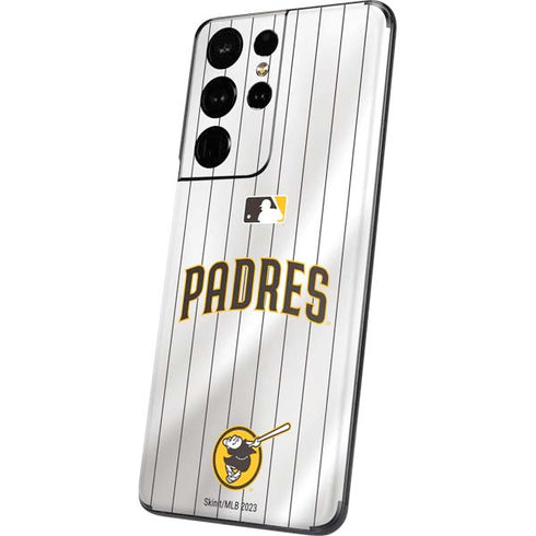MLB San Diego Padres Home Jersey Galaxy S21 Ultra 5G Skin